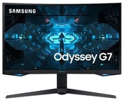 31.5"SAMSUNGOdysseyG7C32G75TQS,Black,Curved-VA,2560x1440,240Hz,GSync,1ms,350cd,DP+HDMI+USB,Pvt