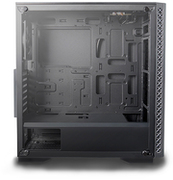 DEEPCOOL"MATREXX50"ATXCase,withSide-WindowTemperedGlassSide&Frontpanel,withoutPSU,Tool-less,1x120mmfanspre-installed,1xUSB3.0,2xUSB2.0/Audio,Black