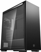 DEEPCOOL"MACUBE310BK"ATXCase,withSide-Window(TemperedGlassSidePanel),withoutPSU,Tool-less,1fanspre-installed(1x120mmDCfan),2xUSB3.0,1xAudio,1xMic,Black(iFDesignAward2020)