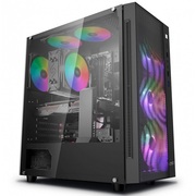DEEPCOOL"MATREXX55MESHADD-RGB4F"ATXCase,withSide-Window(fullsized4mmthickness),TemperedGlassSide,withoutPSU,Tool-less,4x120mmADD-RGBfanspre-installed,1xUSB3.0,2xUSB2.0/Audio,Black