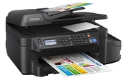 "MFDEpsonL655Copier/Printer/Scanner/Fax,A4,Ethernet+Wi-Fi,ADF,Duplex,iPrint,33/15pg/min,CiSS,print:5760x1440,scan:1200x2400,USB2.0Принтер-сканер-копир-факссфункциейавтоматическойдвустороннейпечатиичернымипигментнымичернилам