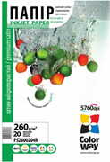 ColorWayPremiumSatinMicroporesPhotoPaper4R,260g,20pcs(PS2600204R)