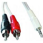 CCA-458-5M3.5mmstereoplugto2phonoplugs5metercable