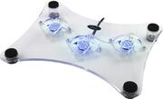 EsperanzaLevanterEA107NotebookCoolingPadupto15,6",illuminated3fan-60mm,2800rpm,25dB,28cfm,plastic,transparent