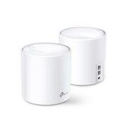 TP-LINKDecoX20(2-pack)AX1800MeshWi-Fi6System,2LAN/WANGigabitPort,1201Mbpson5GHz+574Mbpson2.4GHz,802.11ax/ac/b/g/n,Wi-FiDead-ZoneKiller,SeamlessRoamingwithOneWi-FiName,Antivirus,ParentalControls