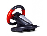 WheelSVENGC-W400,RacingWheel,2motorsforVibrationeffects,Twoaxes,D-Pad,Tiptronicgearlever,10additionalkeys,pedals,USB(Windows)