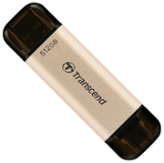 512GBUSB3.1/Type-CFlashDriveTranscendJetFlash930C,Gold,ClassicCap,OTG(R/W:420/400MB/s)