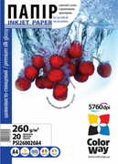ColorWayPremiumHighGlossyWovePhotoPaperA4,260g,20pcs(PSI260020A4)