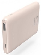HamaSLIM5HDPowerPack,5000mAh,Output:USB-A,lightpink