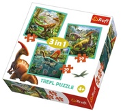 TreflPuzzles-3in1-Theextraordinaryworldofdinosaur
