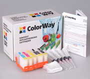 RefillCartridgeColorWayCN-IP4200BK/BKphoto/C/M/Y,CanoniP3300/3500/4200/4300/4500/5200/5300/5500/MP510/520/610,MX850(w/Ink,w/Cartridge+Chip)