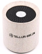 BoxaportabilaBluetooth,TellurGreen3W,crem,Ecomaterial-Wheatstrawfiber35%+65%ABSTLL161231