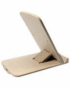 IncarcatorwirelessbirouTellurGreen,certificatQi,inputport-Type-C,Ecomaterial-Wheatstrawfiber35%+65%ABS,15W,pliabil,cremTLL151311