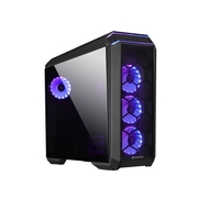 CaseATXChieftecSTALLIONIII,w/oPSU,2xUSB3.0,4x120mmARGBFan,TempeedGlass,MeshFront,Black
