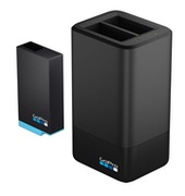 GoProMAXDualBatteryCharger+Battery-ChargeyourMAXbatteriesusingaUSBport.TheMAXDualBatteryChargeroptimizescharging,soyou’llgetafullychargedbatteryasquicklyaspossible.Includesasparebattery1600mAh.Compatible:MAX