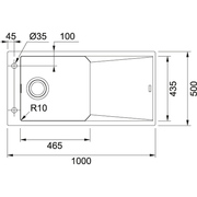 мойкаFRANKEFXG611-100Nero(114.0530.007)