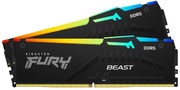 32GB(Kitof2*16GB)DDR5-5200KingstonFURY®BeastDDR5RGBEXPO,PC41600,CL36,1Rx8,1.25V,Auto-overclocking,AsymmetricBLACKlow-profileheatspreader,DynamicRGBeffectsfeaturingHyperXInfraredSynctechnology,AMD®EXPOv1.0andIntel®Extreme