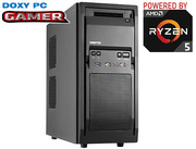 ComputerDOXYPCAMDGAMER-CPUAMDRyzen514004-Core,8Threads,3.2-3.4GHz/DDR48GB/SSD128GB+HDD1TB/DVD-RW/VIDEOGeForceGTX1050Ti4GBGDDR5,128-bit/CaseATX500W(Компьютер)