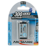 АккумуляторуниверсальныйAnsmannNi-MHKrona300мАч(5035453)