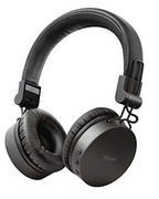 TrustTonesBluetoothWirelessHeadphones,40mmdrivers,12hoursplaytimeonasinglecharge,included3.5mmcable,Black