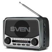 SpeakersSVENTunerSRP-525,Grey,3W,FM/AM/SW,USB,microSD,flashlight,battery
