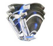 ThermaltakeCL-P0508V1-VX,4Heatpipe/CopperBase&AluminiumFin(142Fin)/AirFlow:86,5cfm/1300-2000RPM/16dBA/BlueLed