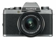 FujifilmX-T100XC15-45mmF3.5-5.6OISPZkitdarksilver,24.2mpx,APS-CCMOS;ISO51200;UHD4KVideo;91areasAF;X-Processor;JPEG(ExifVer2.3),RAW+JPEG;WI-FI&Bluetooth4.1LE;3.0LCD1040KFlipTouchDisplay+EVF2360K;16582684