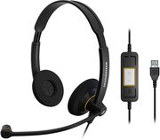 HeadsetEPOSSennheiserSC60USB,16—60000Hz,SPL:113dB,microphonewithnoisecanceling