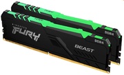 16GB(Kitof2*8GB)DDR4-3733KingstonFURY®BeastDDR4RGB,PC29800,CL19,1.35V,Auto-overclocking,AsymmetricBLACKlow-profileheatspreader,DynamicRGBeffectsKingstonFURYInfraredSynctechnology,IntelXMPReady(ExtremeMemoryProfiles)