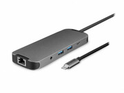DockingStationChieftecDSC-901,9-in-1,1xType-C,2xUSB3.2,1xHDMI,1xLAN,1xSD,1xTF,1x3.5mm