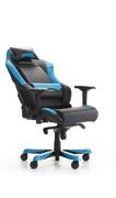 GamingChairsDXRacer-IronGC-I11-NB-S4,Black/Black/Blue-PUleather&PVCleather,Gamerweightupto130kg/growth160-195cm,FoamDensity52kg/m3,5-starWideAlumBase,GasLift4Class,Recline90*-135*,Armrests:4D,Pillow-2,Caster-3*PU,W-30kg