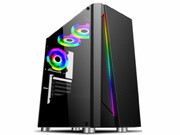 HPCR-05ATXCase,(650W,24pin,1x8pin(4+4),2x8pin(6+2)2xIDE,4xSATA,12cmfan),Glassssidepanel,1xRGBrainbowfan,1xUSB3.0,2xUSB2.0/HDAudio,Black