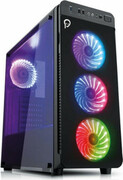 CaseSPACER-gaming,MiddleTower,ATX,TITAN,farasursa,sticlasecurizata,4xfan,HUBsitelecomanda,USB2.0x2,USB3.0x1,SP-GC-TITAN