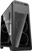 CaseATXGAMEMAXG563,w/oPSU,3x120mm,BlueLED,FullTransparentpanel,USB3.0,Black