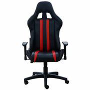 GamingchairSPACERSPCH-TRINITY-REDBlack-Red,SyntheticPU,120kgmax.,AdjustableBackAngle90°-135°,Armrestsajustable,Pillow-2