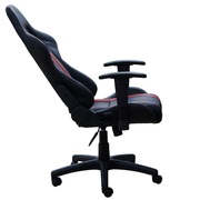 GamingchairSPACERSPCH-TRINITY-REDBlack-Red,SyntheticPU,120kgmax.,AdjustableBackAngle90°-135°,Armrestsajustable,Pillow-2