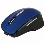 WirelessMouseQumoM60,Optical,800-1600dpi,7buttons,Ergonomic,400mAh,Blue,USB-C