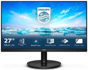 27"PHILIPS272V8ABlack,IPS,1920x1080,75Hz,4ms,250cd,MegaDCR,D-Sub+HDMI+DP,Spkrs