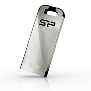 16GBUSB3.0FlashDriveSiliconPower"JewelJ10",Silver,MetalCase,Capless(R/W:81/6MB/s)