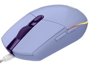 GamingMouseLogitechG102Lightsync,Optical,200-8000dpi,6buttons,Ambidextrous,RGB,LilacUSB