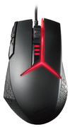 LenovoYGamingPrecisionMouse,upto8200dpi,industry-uniquedesignthatcontoursperfectlyinyourpalm,texturisedsidegripsand4removableweightcartridgestoreducestrainforall-daygaming,9programmablebuttons,Black