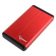 GembirdEE2-U3S-2-R,Externalenclosurefor2.5''SATAHDDwithUSB3.0(5Gb/s)interface,Aluminiumcase,Red