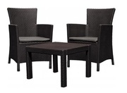 НаборсадовоймебелиAlibertRosarioBalconySetBrown