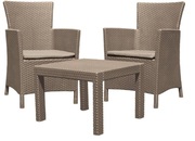 НаборсадовоймебелиAlibertRosarioBalconySetCappuccino