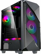 CaseATXGAMEMAXRevolt,w/oPSU,4x120mmARGBfans.ARGBHUB,TG,DustFilter,USB3.0,Black