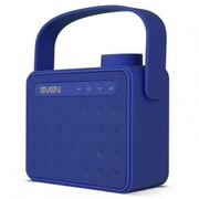 "SpeakersSVEN""PS-72""Blue,Bluetooth,FM,USB,microSD,6w,Li-ion1200mAh,Mic,DC5V-http://www.sven.fi/ru/catalog/portable_acoustics/ps-72.htm"