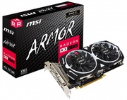 MSIRadeonRX570ARMOR4G/4GBGDDR5256Bit1244/7000Mhz,DVI-D,2xHDMI,2xDisplayPort,Dualfan-ARMOR2Xthermaldesign(ZeroFrozr/AirflowControlTechnology),TORXFAN,GamingApp,Retail