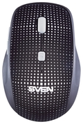 MouseWirelessSVENRX-340,2.4GHz,Laser1000-1600dpi,black,USB