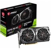 MSIGeForceGTX1650D6GAMINGX4G/4GBGDDR6128Bit1710/12000Mhz,1xHDMI,2xDisplayPort,Dualfan-TWINFROZR7ThermalDesign(ZeroFrozr/AirflowControlTechnology),TORXFan3.0,CustomPCB,Retail