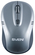 MouseWirelessSVENRX-330,2.4GHz,Laser1000-1600dpi,gray,USB